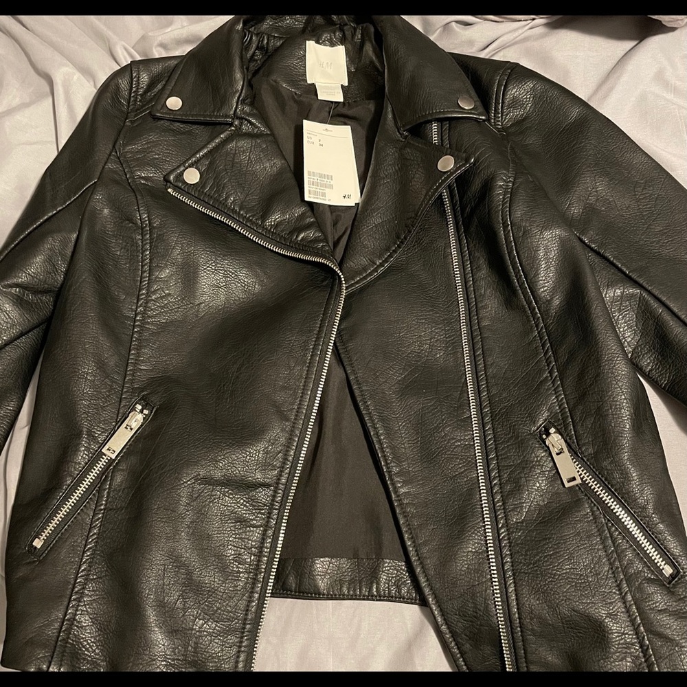 H&M Black Leather Jacket